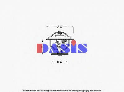 AKS DASIS 751943n -  Термостат, охлаждающая жидкость